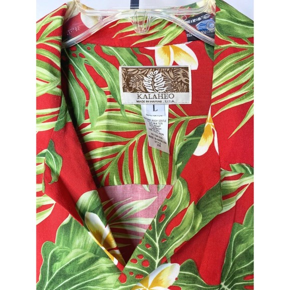 Kalaheo Made in Hawaii Men's Size Large,  Hawaiian ,Shirt vintage - Picture 3 of 16
